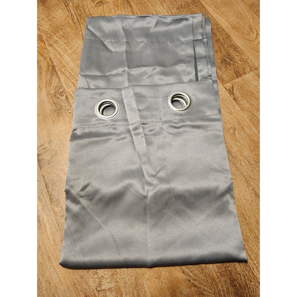 Grey Silver Standard Shower Curtain NWOT